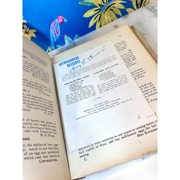 Antique Blue Ribbon Cookbook - Picture 4 of 6